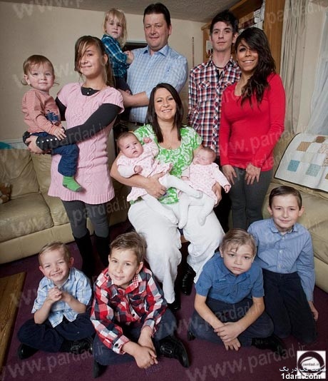  تصاویر زن 37 ساله که 11 فرزند دارد