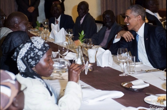 مهمانی ویژه آقای رئیس جمهور اوباما در جمع اقوام+تصاویر
