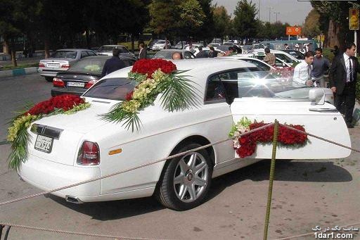 گران بهاترین ماشین عروس  در اصفهان + تصاویر