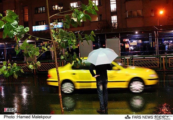 گزارش تصویری شبهای بارانی تهران