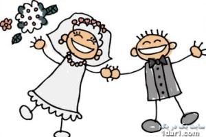 ازدواج یک پسر  با یک دختر انیمیشنی!! +عکس 