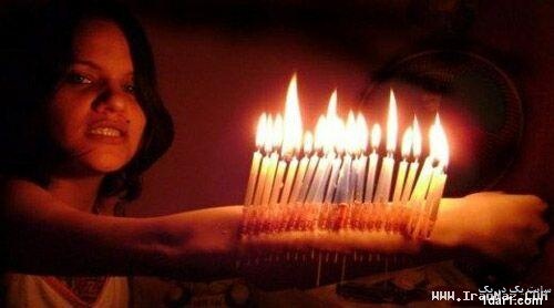کار ترسناک و خارق العاده یک دختر برای تولدش