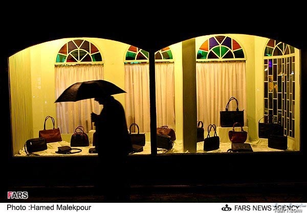 گزارش تصویری شبهای بارانی تهران