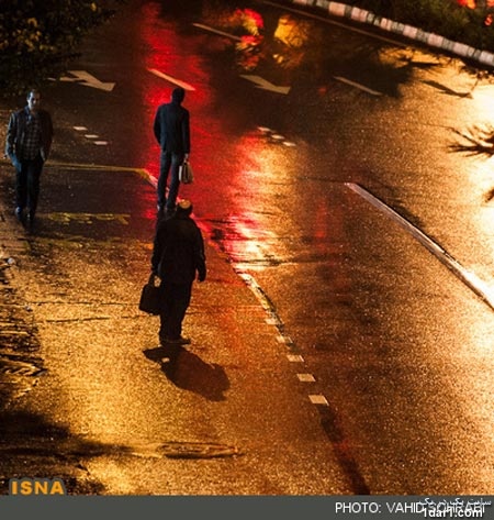 گزارش تصویری شبهای بارانی تهران