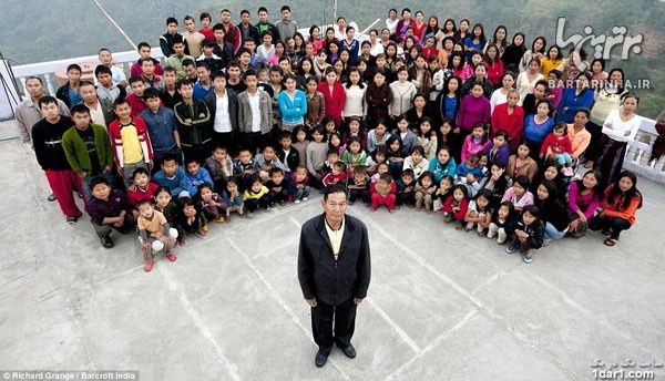مردی که از 39 همسر خود 94 فرزند دارد+عکس