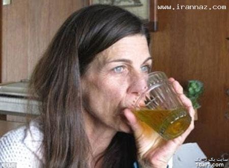 اعتیاد بسیار عجیب زنی به خوردن ادرار خود+عکس اعتیاد بسیار عجیب زنی به خوردن ادرار خود+عکس