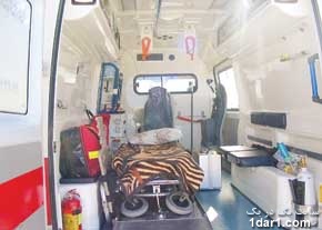 حمله اراذل و اوباش به یک آمبولانس در تهران