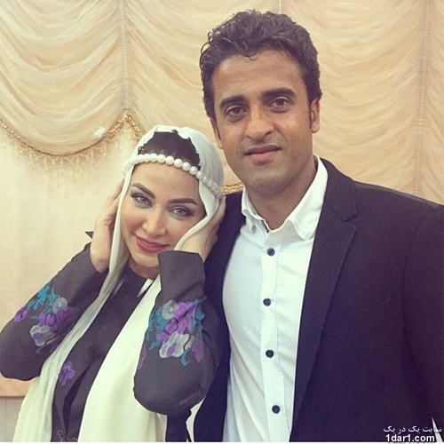 عکس های جدید فقیهه سلطانی و همسر فوتبالیستش پای سفره عقد