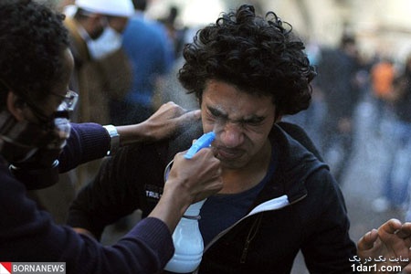 شکارچی چشم در میدان التحریر چشم 5 معترض مصری را  کور کرد