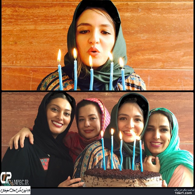 عکسهای قشنگ از جشن تولد گلاره عباسی در کنار خانواده!