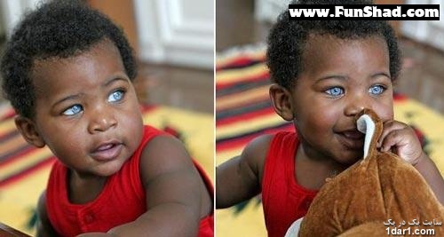 زیباترین چشم جهان متعلق به یک پسر آفریقایی است