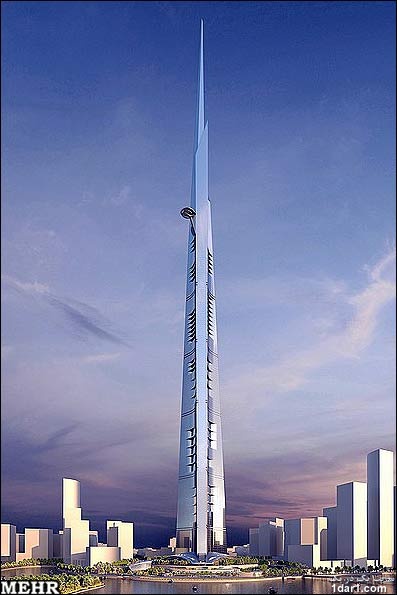 تصاویری از طرح بلندترین برج دنیا در بحرین