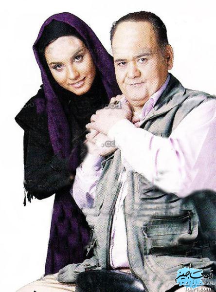 اکبر عبدی به همراه دخترش +عکس