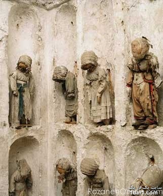 تصاویری از دخمه ‌ترسناک با 8 هزارجسد مومیایی 